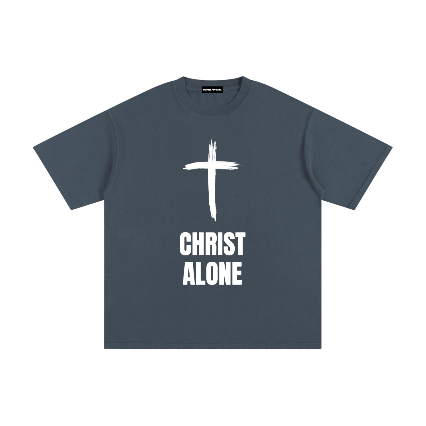 "Christ Alone" - Unisex Pure Cotton T-Shirt