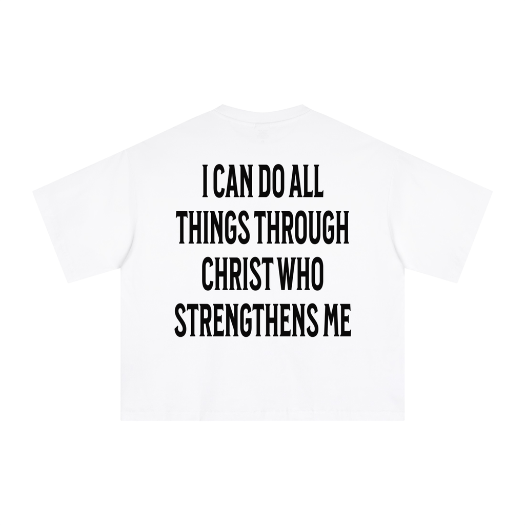 "Fueled By Faith" Sorona Boxy Tee