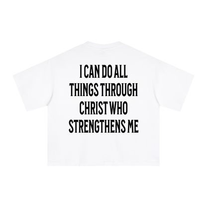 "Fueled By Faith" Sorona Boxy Tee