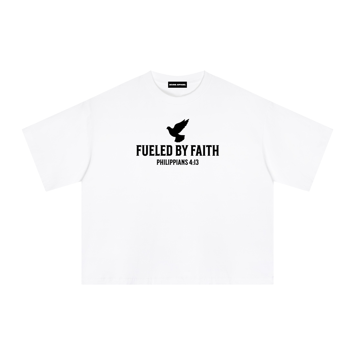 "Fueled By Faith" Sorona Boxy Tee