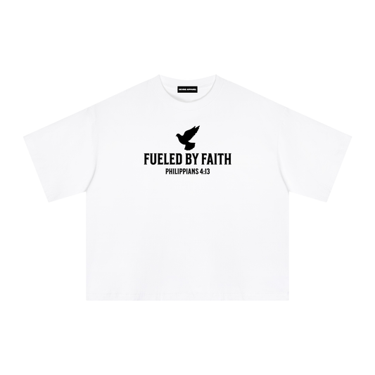 "Fueled By Faith" Sorona Boxy Tee
