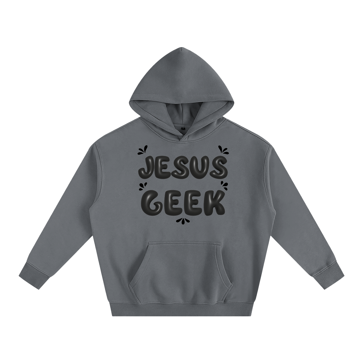 "Jesus Geek" - Oversize Fleeced Hoodie