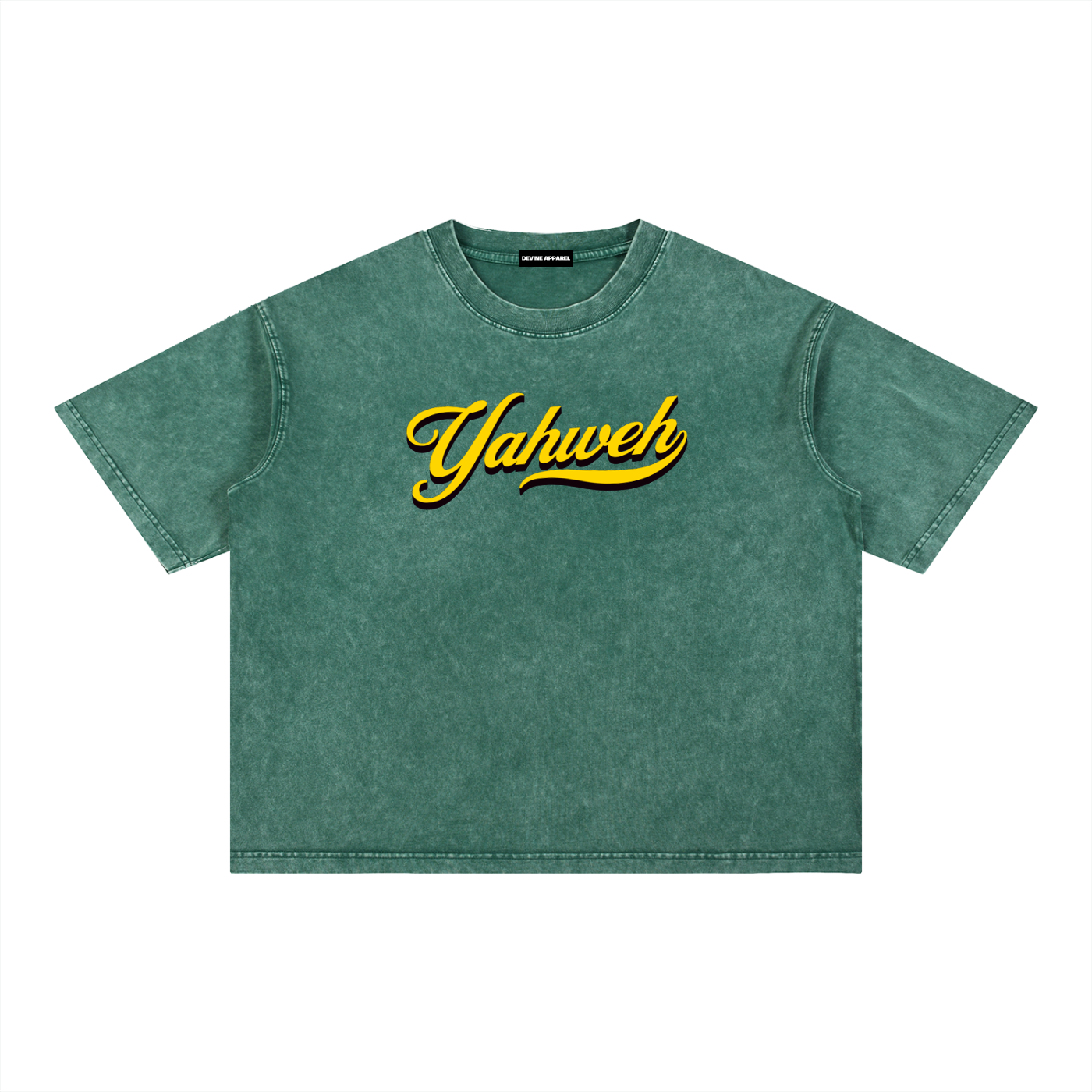 YHWH - Unisex Washed Boxy Tee