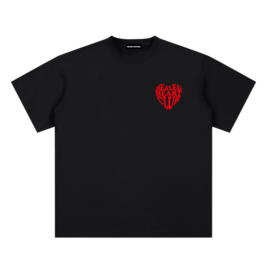 "Healed Heart Club" Unisex Sueded Cotton Tee
