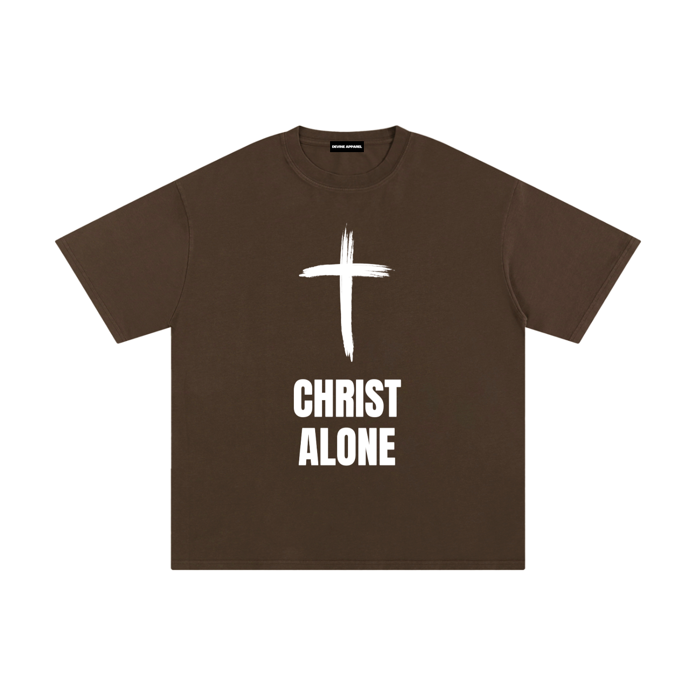 "Christ Alone" - Unisex Pure Cotton T-Shirt