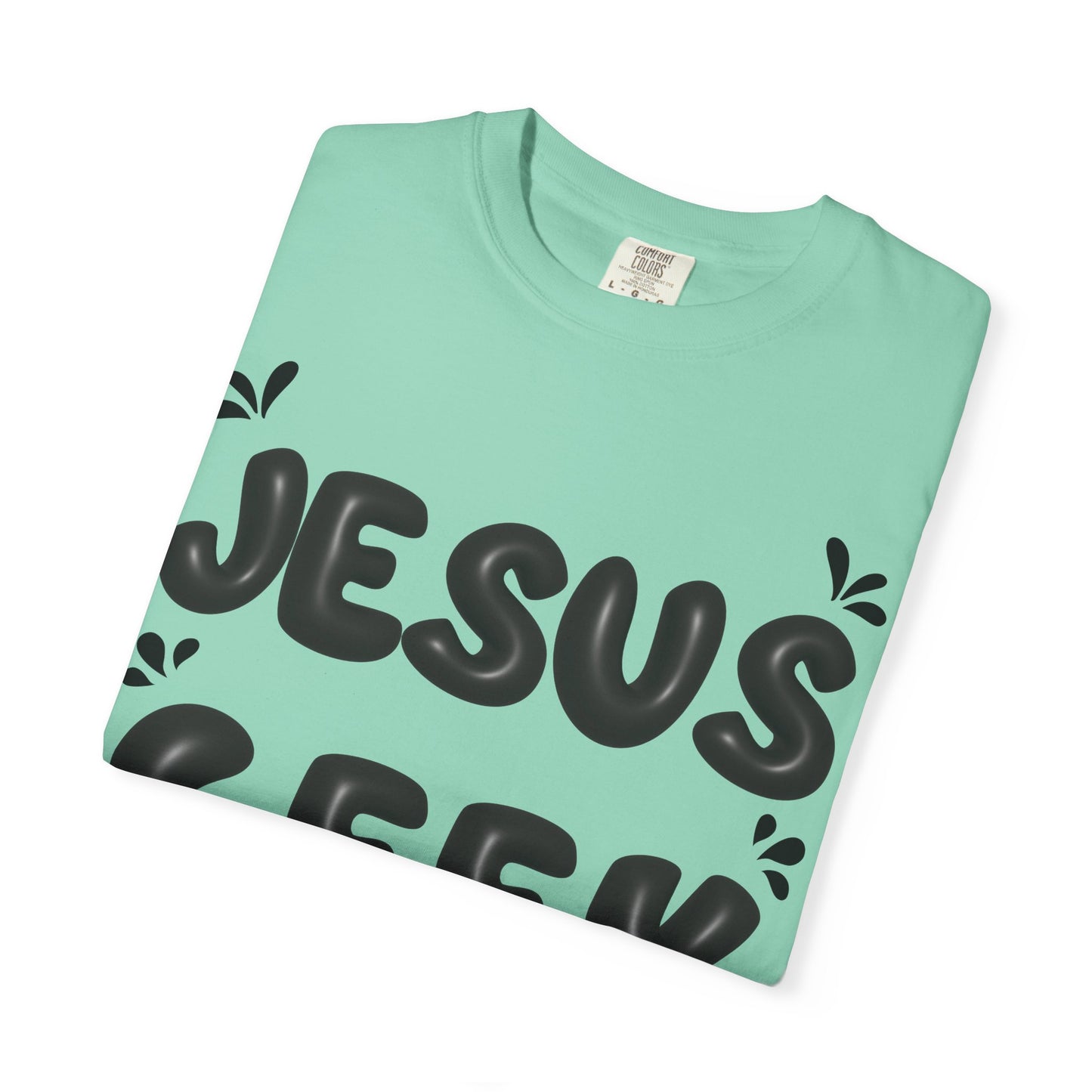 "Jesus Geek" - Unisex Garment-Dyed T-Shirt