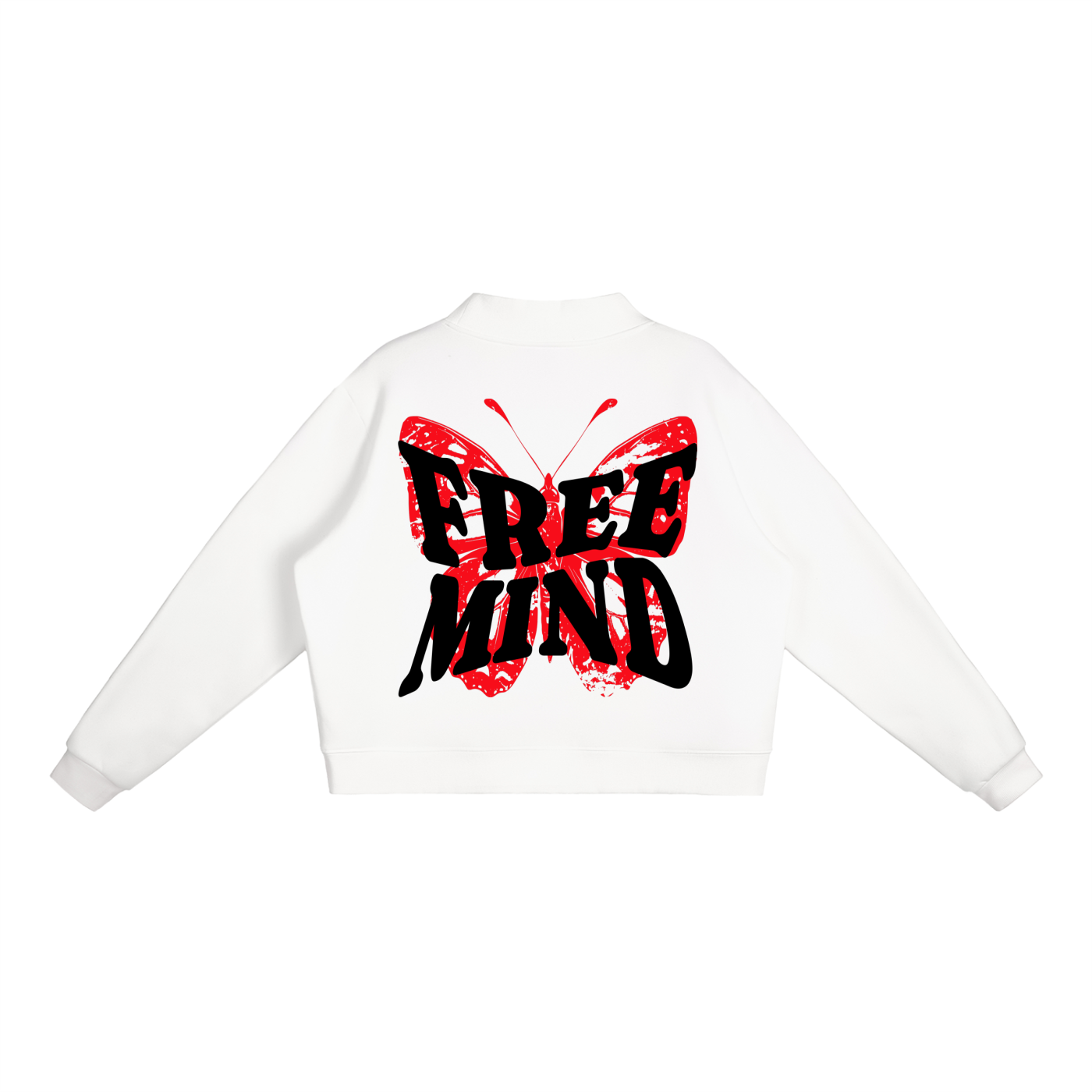 "Free Mind" -  (ALT) Women's Fleece Crew Sweatshirt