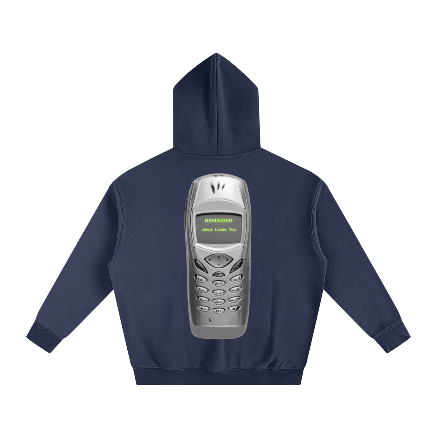 "Daily Reminder" - Oversize Fleeced Hoodie