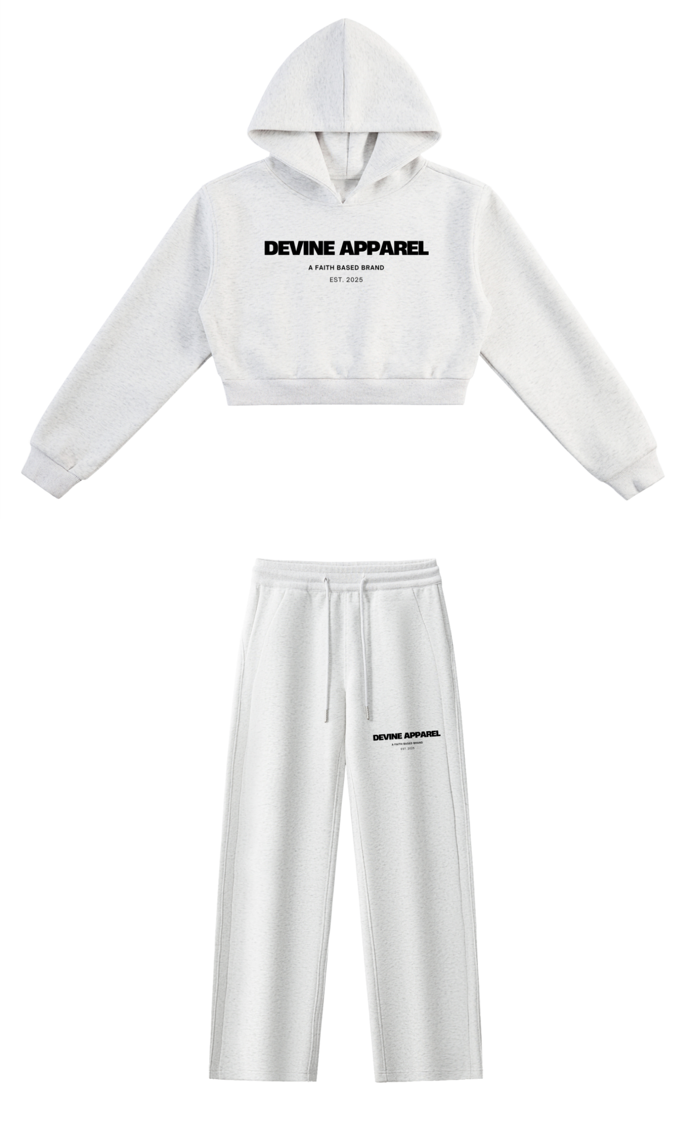 "Devine Apparel" - (Away) Women's Cropped Lounge Set
