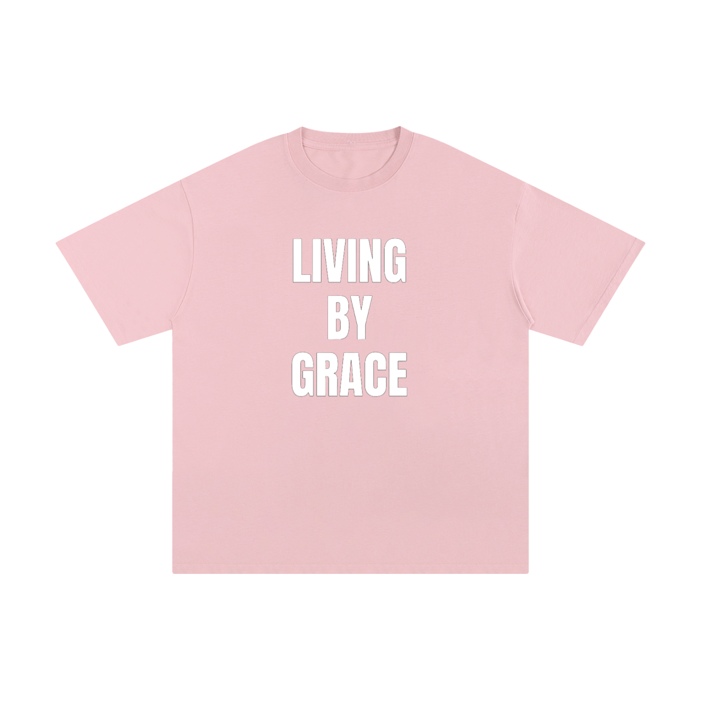 "Living By Grace" - Unisex Pure Cotton T-Shirt