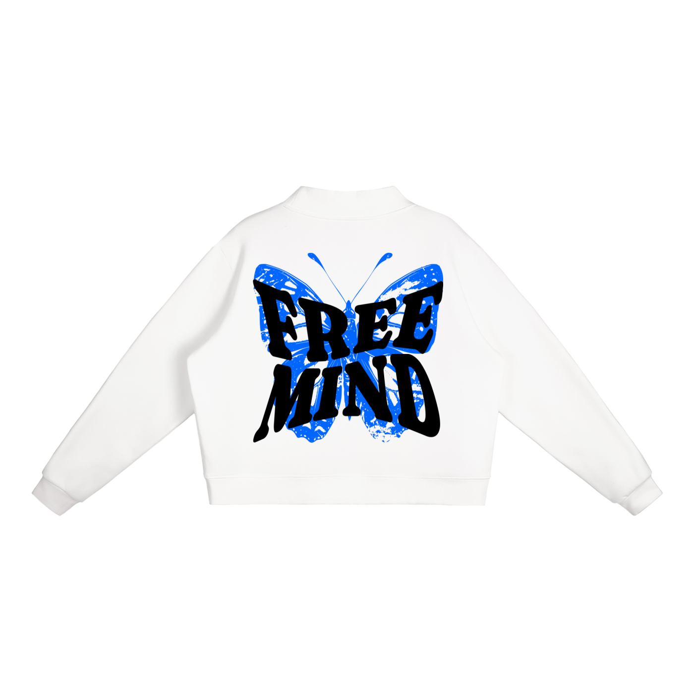 "Free Mind" -  (Away) Women's Fleece Crew Sweatshirt