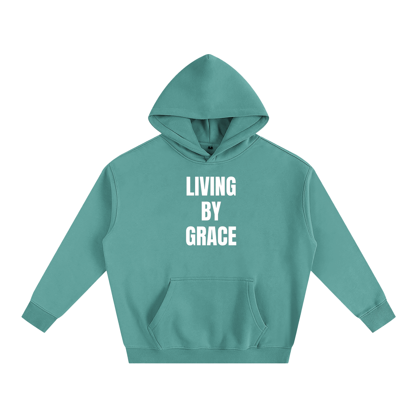 "Living By Grace" - Oversize Fleeced Hoodie