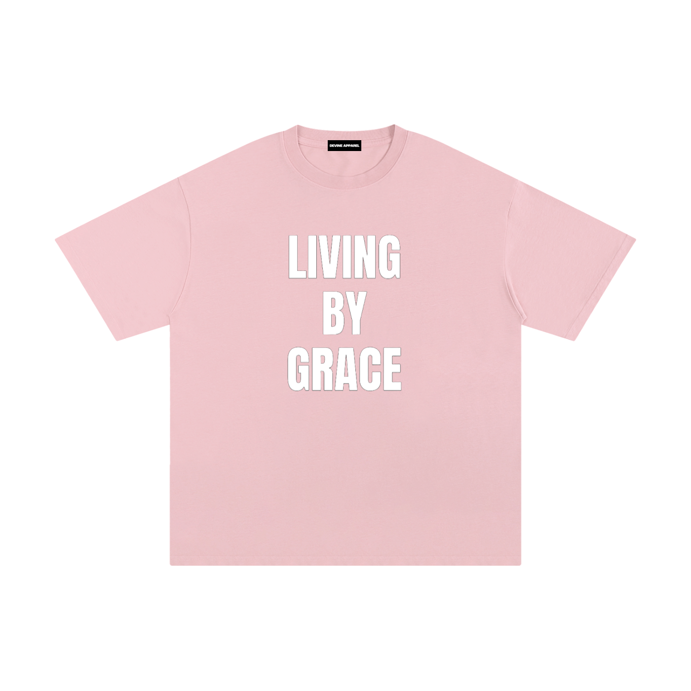 "Living By Grace" - Unisex Pure Cotton T-Shirt
