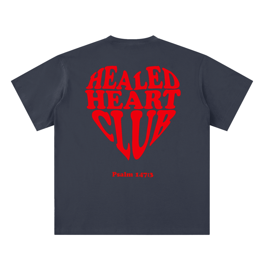 "Healed Heart Club" Unisex Sueded Cotton Tee