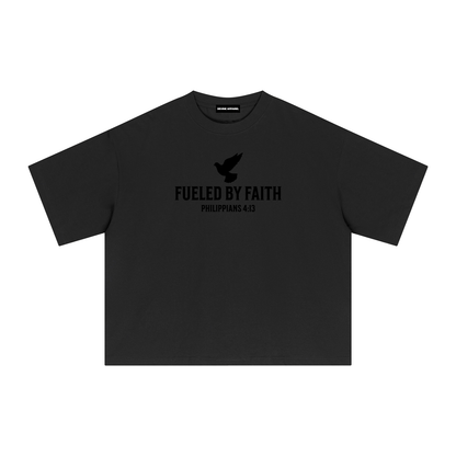 "Fueled By Faith" Sorona Boxy Tee