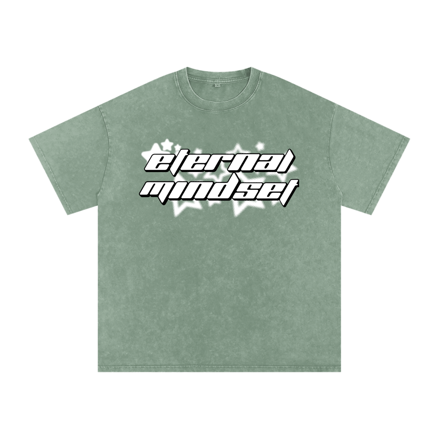 “Eternal Mindset” - Washed Oversized Cotton T-Shirt