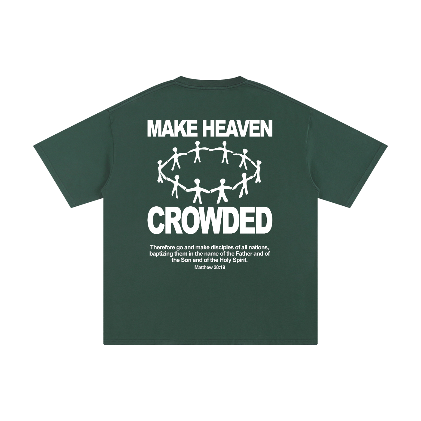 "Make Heaven Crowded " - Unisex Pure Cotton Tee
