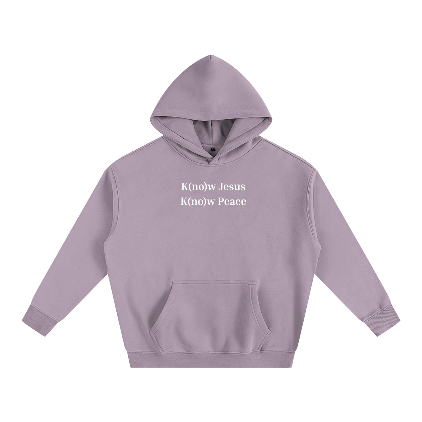 "Know Jesus" - Oversized Fleeced Hoodie