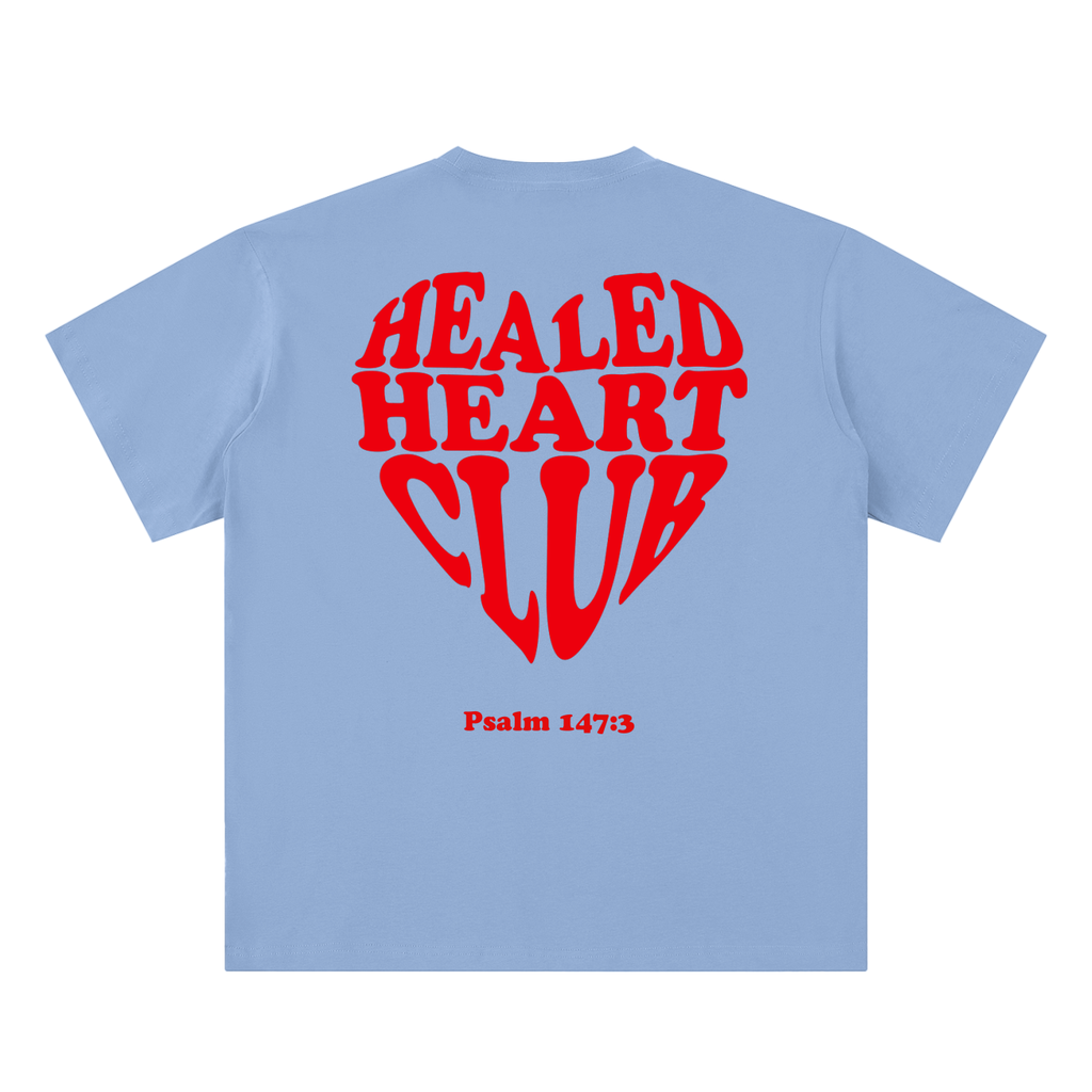 "Healed Heart Club" Unisex Sueded Cotton Tee