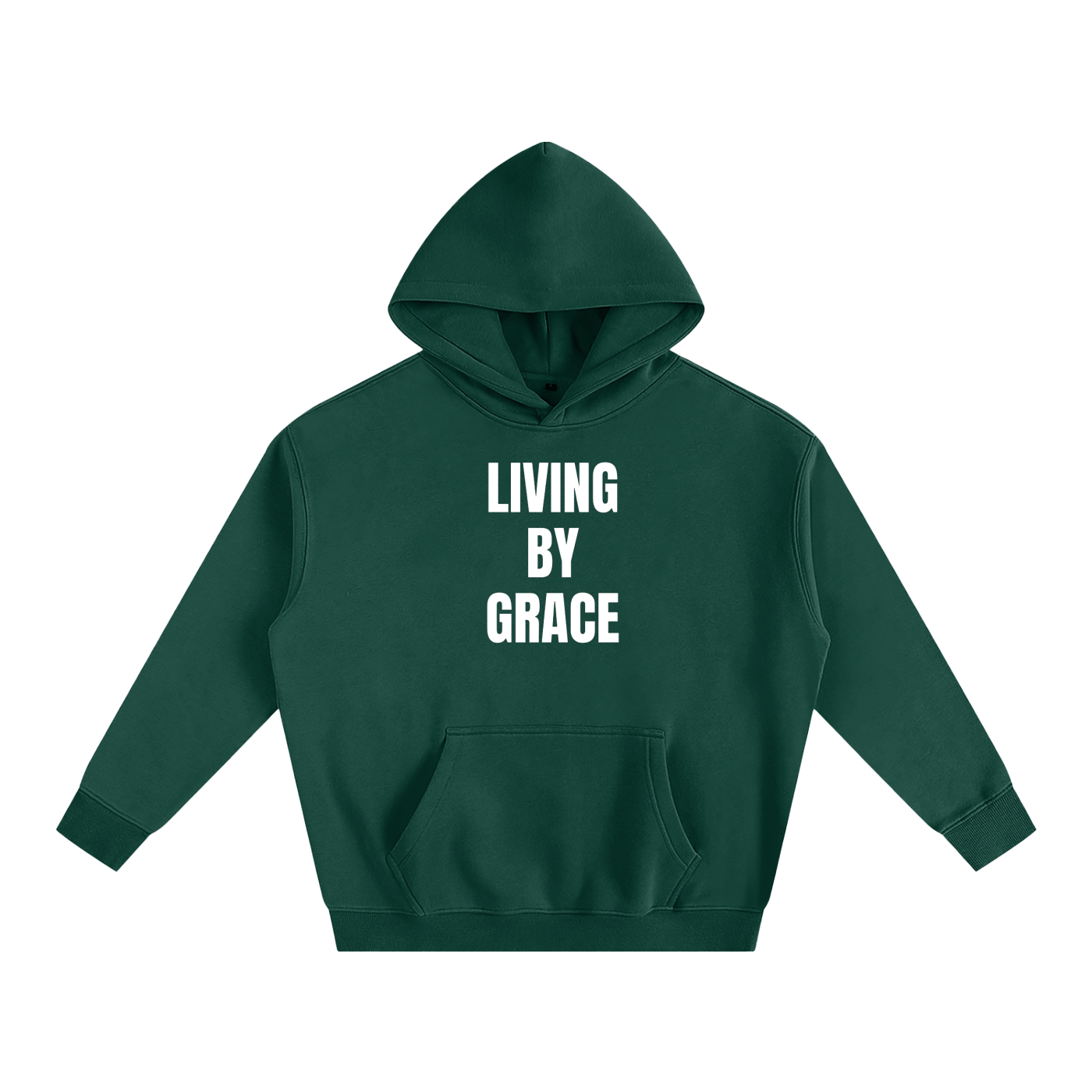 "Living By Grace" - Oversize Fleeced Hoodie