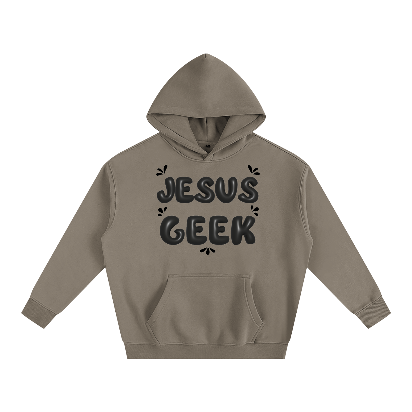 "Jesus Geek" - Oversize Fleeced Hoodie