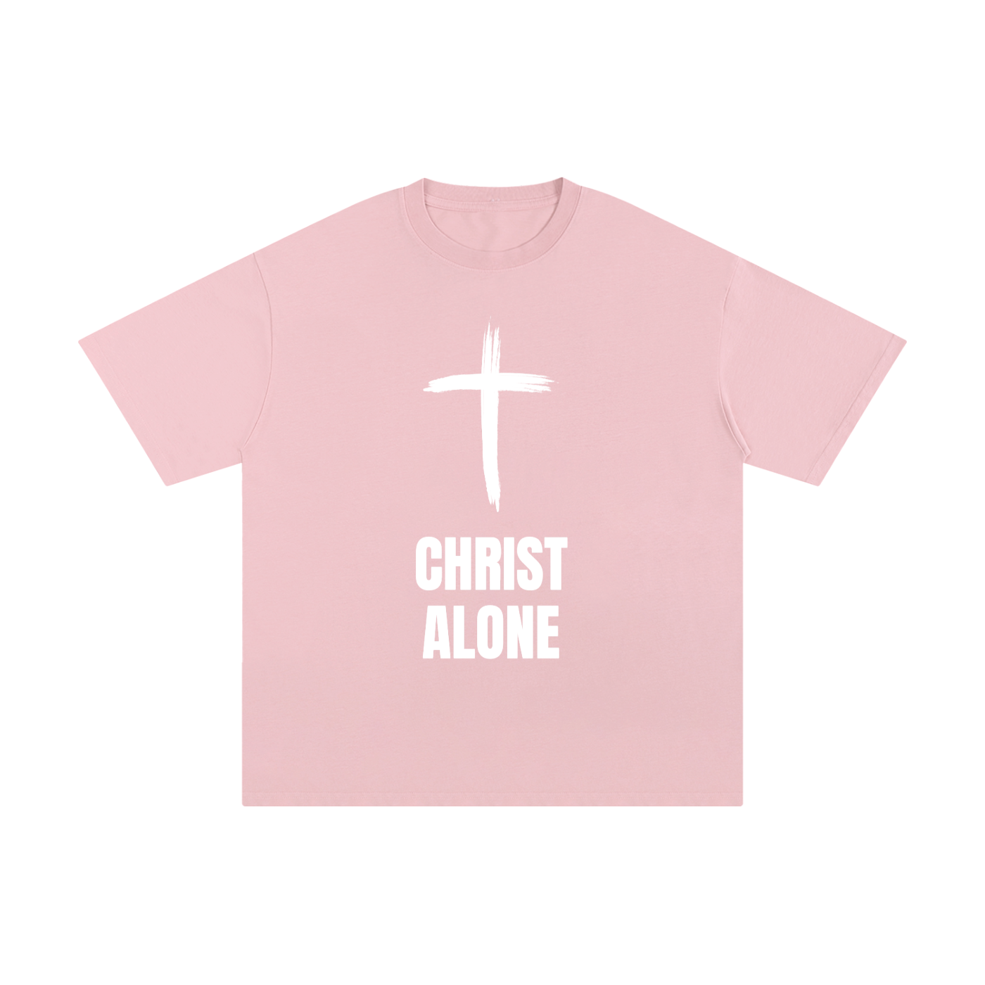 "Christ Alone" - Unisex Pure Cotton T-Shirt