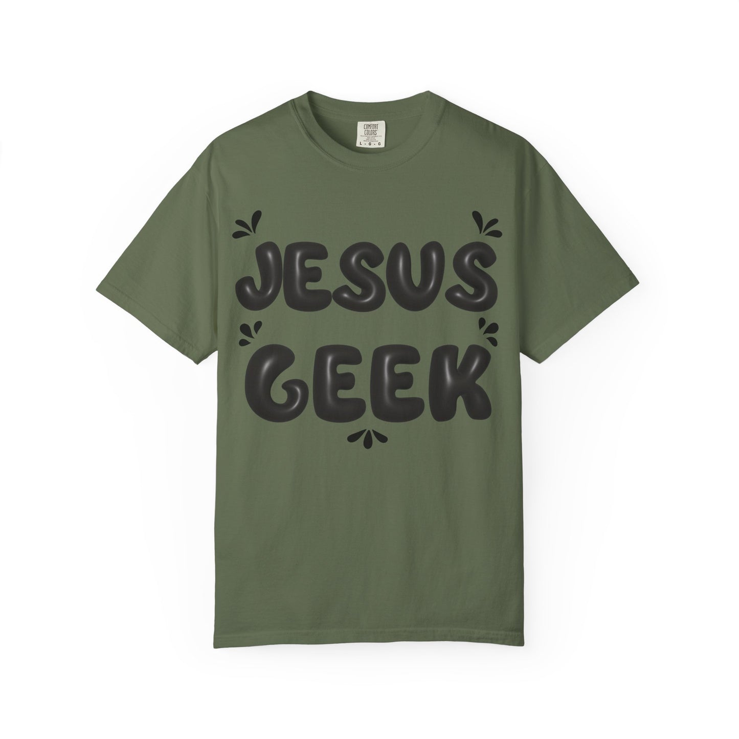 "Jesus Geek" - Unisex Garment-Dyed T-Shirt