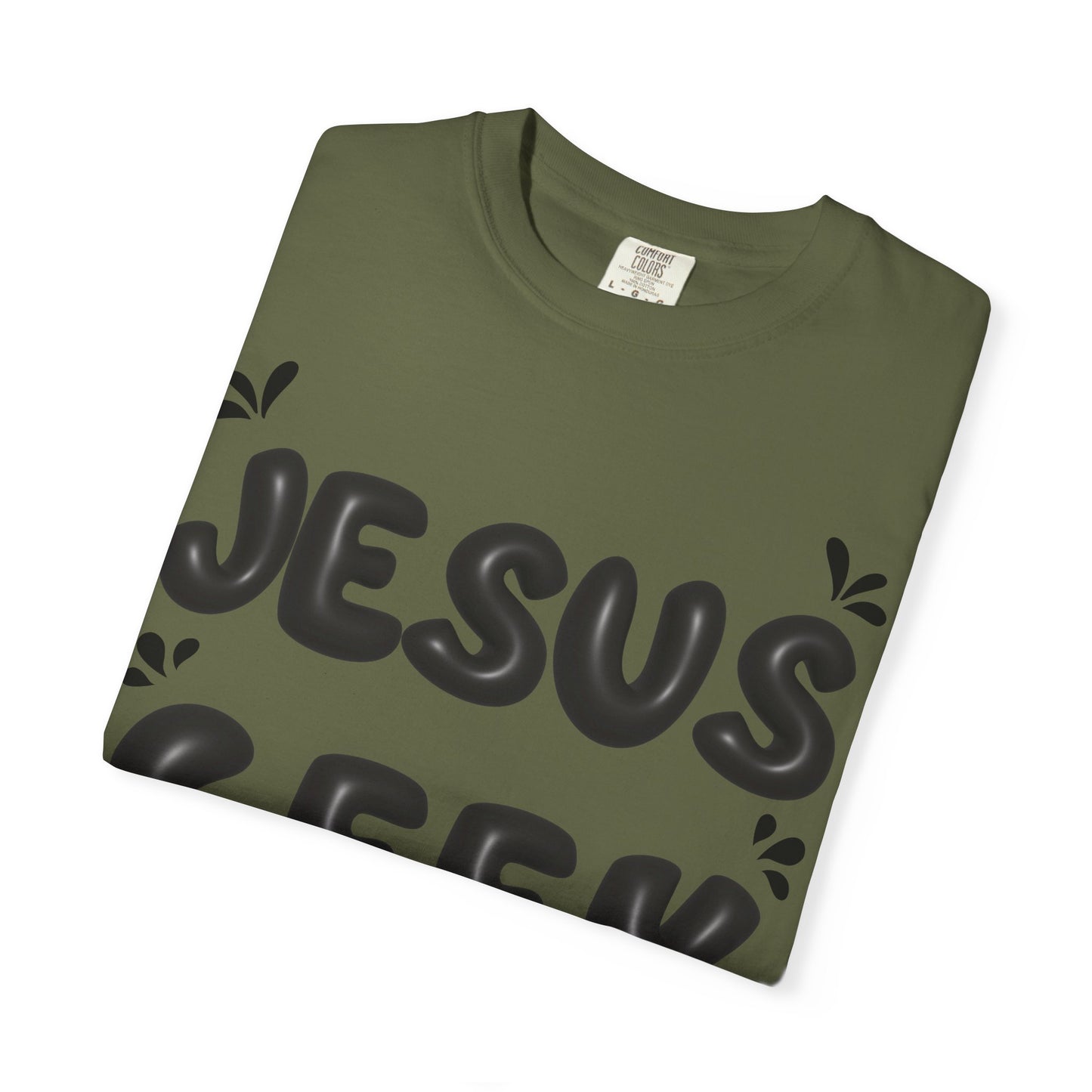 "Jesus Geek" - Unisex Garment-Dyed T-Shirt
