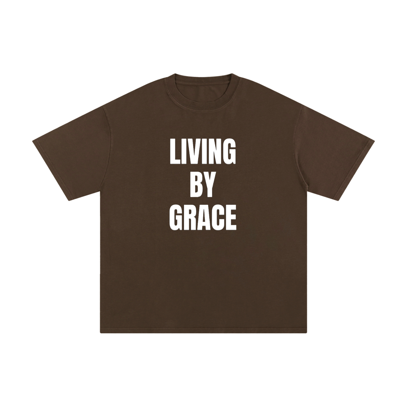 "Living By Grace" - Unisex Pure Cotton T-Shirt