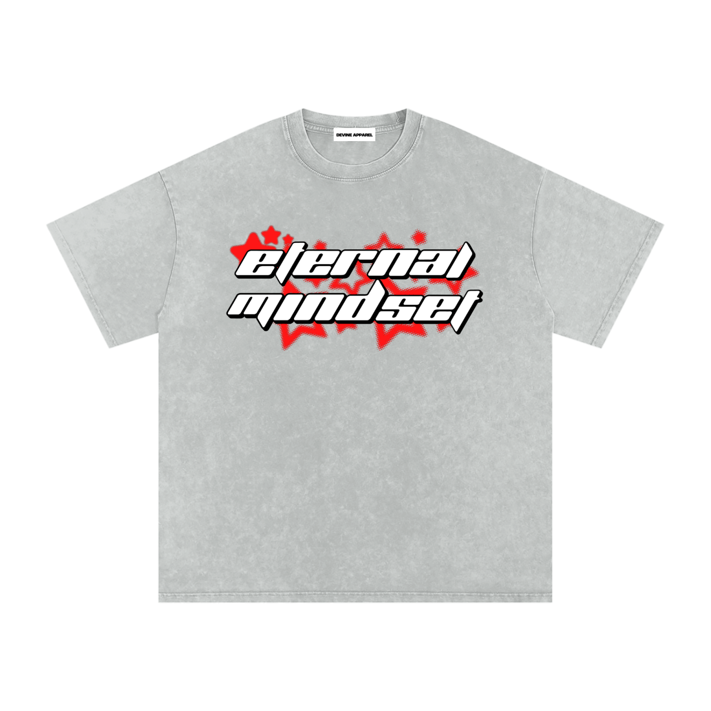 “Eternal Mindset” - Washed Oversized Cotton T-Shirt