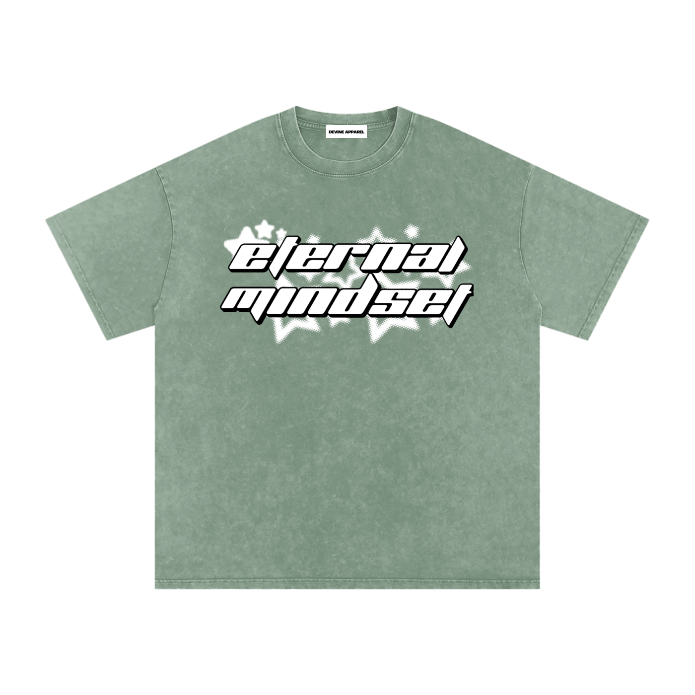 “Eternal Mindset” - Washed Oversized Cotton T-Shirt