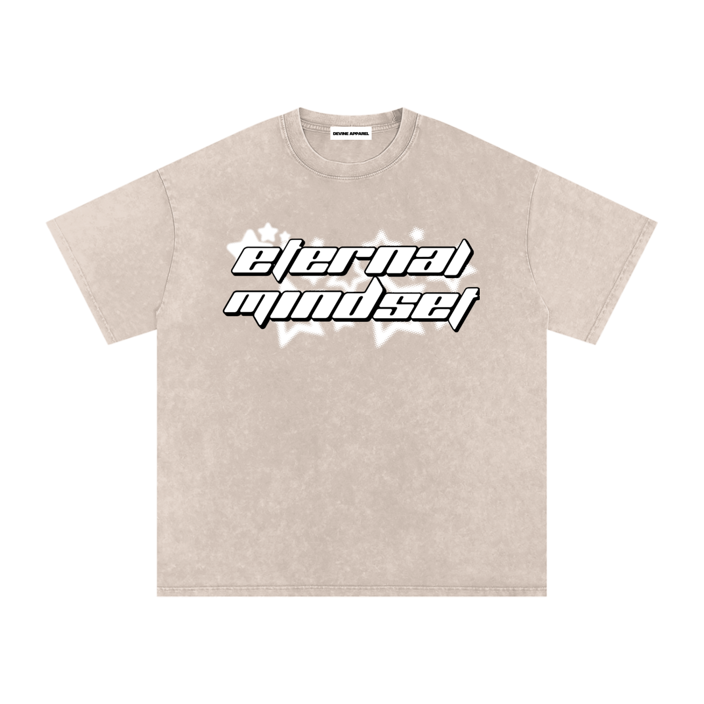 “Eternal Mindset” - Washed Oversized Cotton T-Shirt