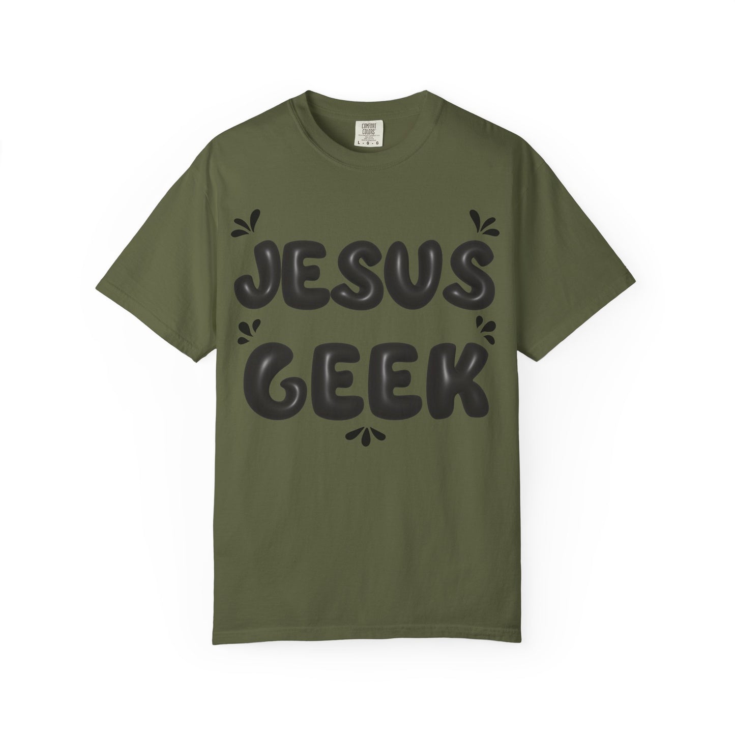 "Jesus Geek" - Unisex Garment-Dyed T-Shirt