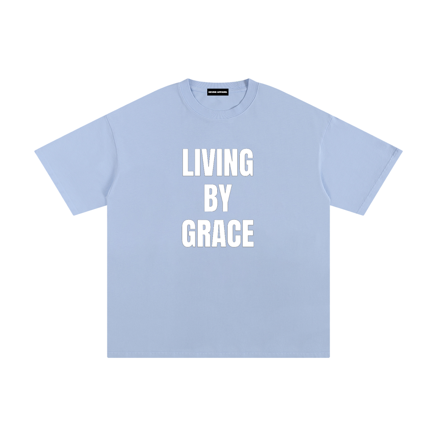 "Living By Grace" - Unisex Pure Cotton T-Shirt