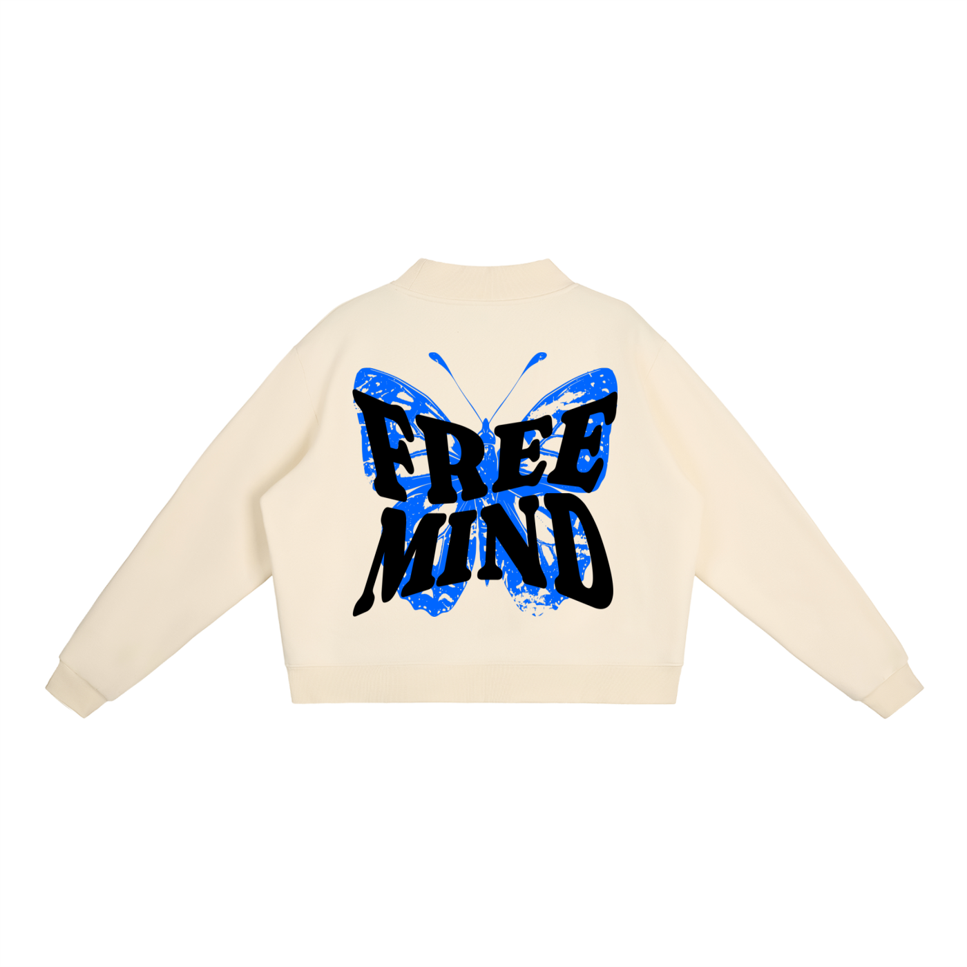 "Free Mind" -  (Away) Women's Fleece Crew Sweatshirt