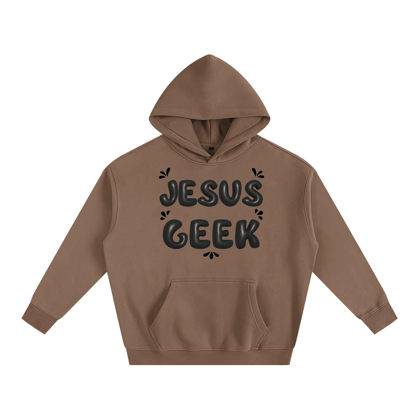 "Jesus Geek" - Oversize Fleeced Hoodie