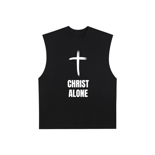 “Christ Alone” - Cotton Tank Top