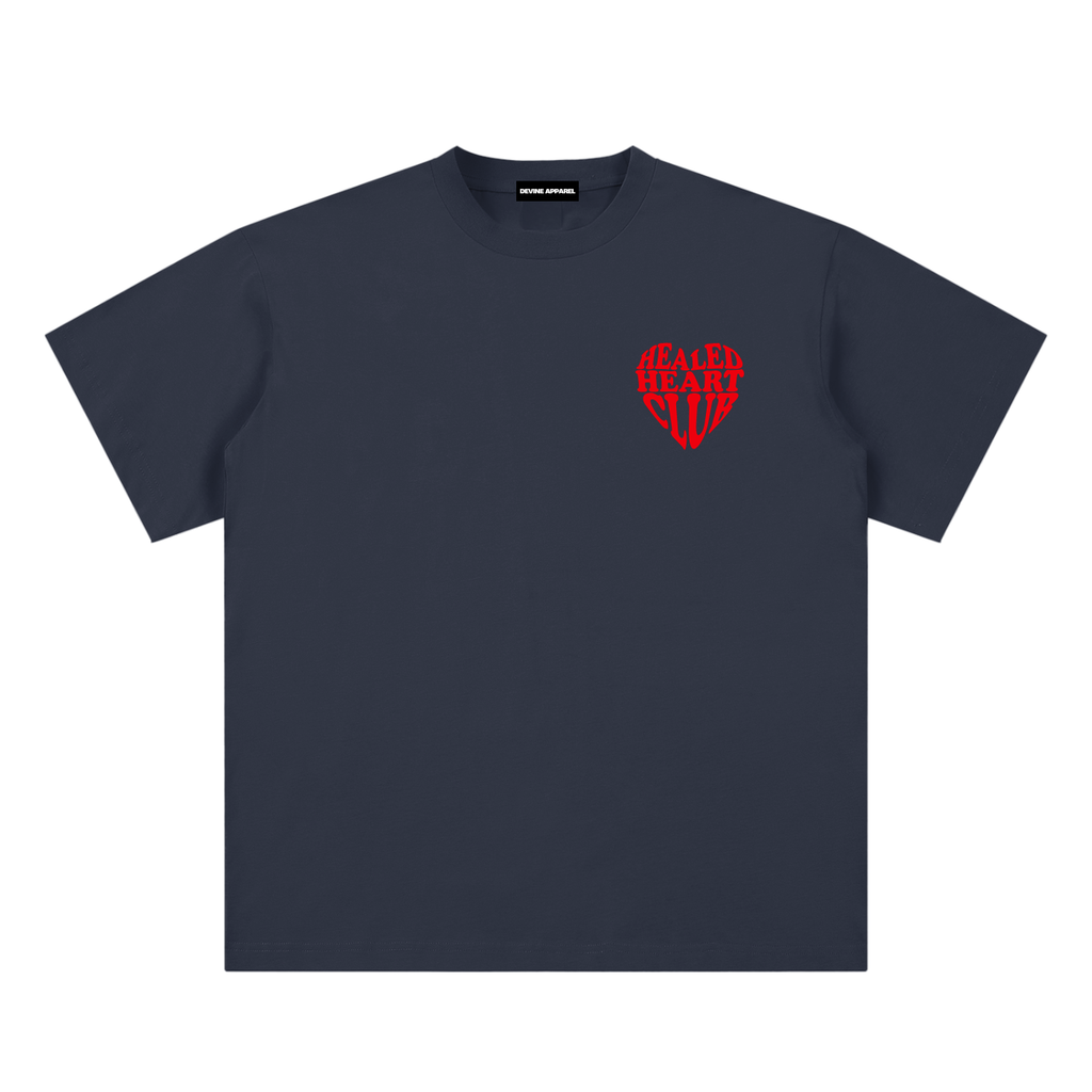 "Healed Heart Club" Unisex Sueded Cotton Tee