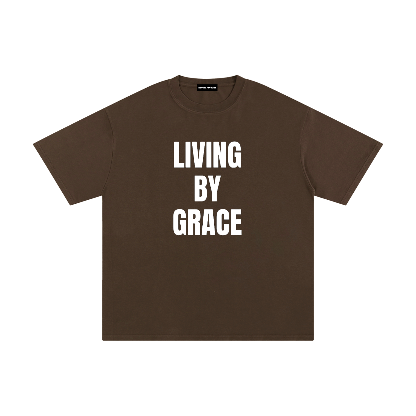 "Living By Grace" - Unisex Pure Cotton T-Shirt