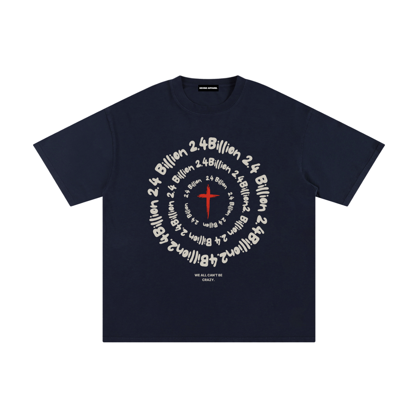 “2.4 Billion” - Unisex Pure Cotton T-Shirt