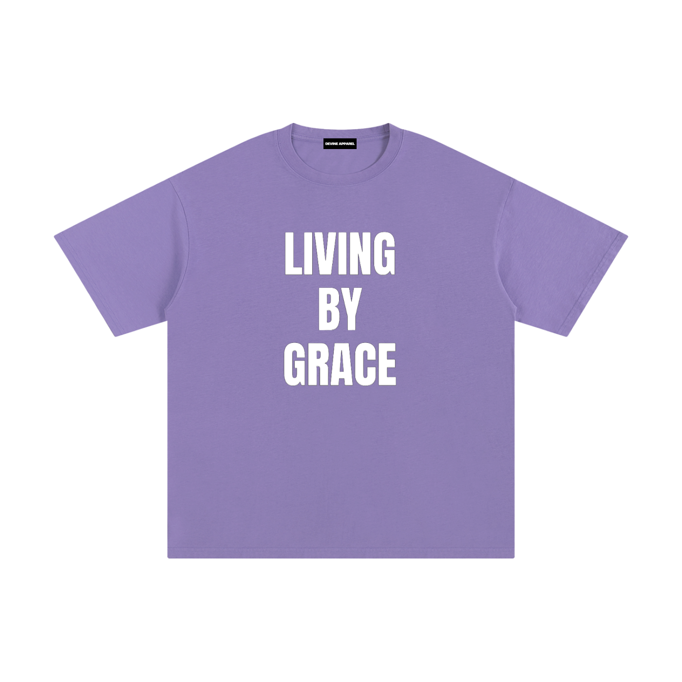 "Living By Grace" - Unisex Pure Cotton T-Shirt
