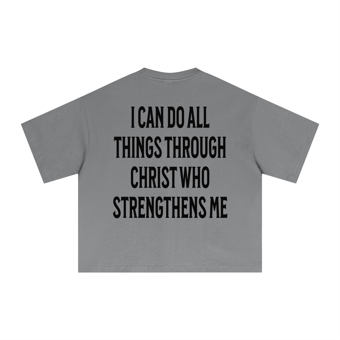 "Fueled By Faith" Sorona Boxy Tee