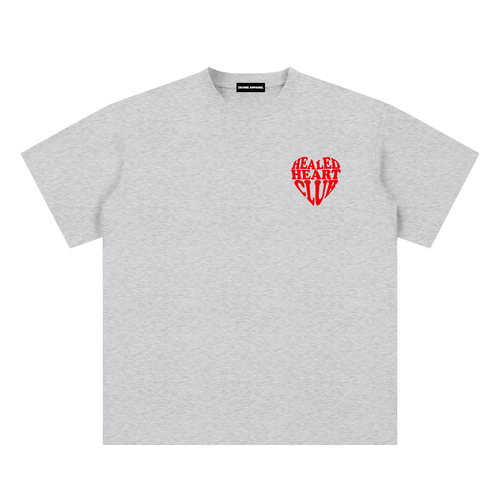 "Healed Heart Club" Unisex Sueded Cotton Tee