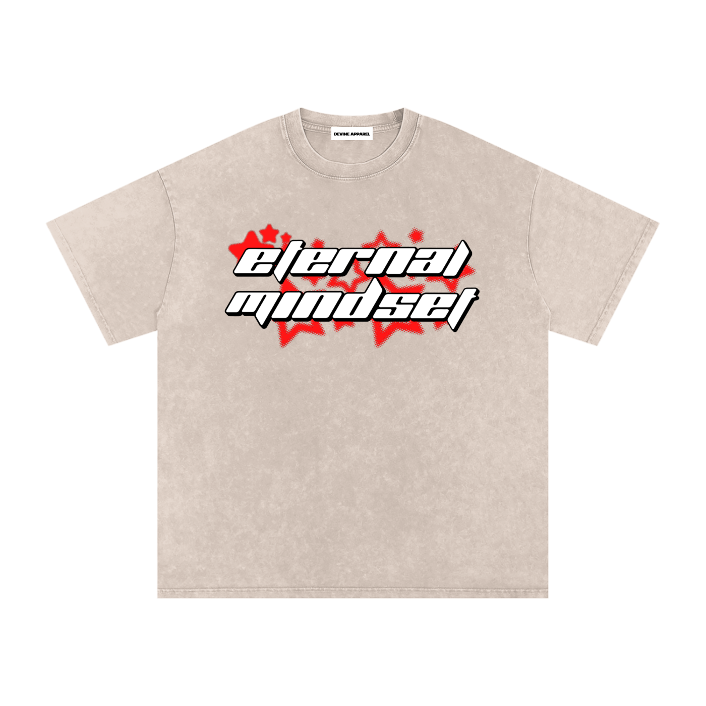 “Eternal Mindset” - Washed Oversized Cotton T-Shirt