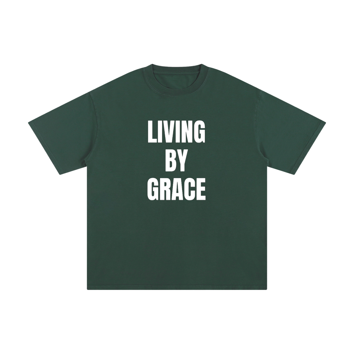 "Living By Grace" - Unisex Pure Cotton T-Shirt