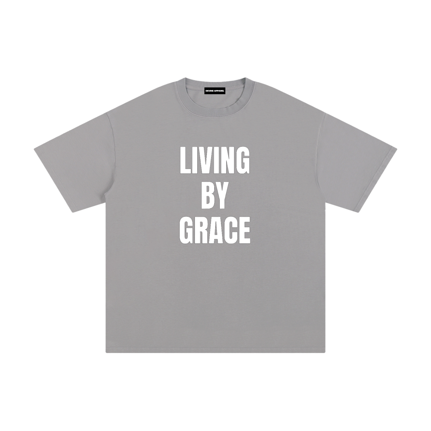 "Living By Grace" - Unisex Pure Cotton T-Shirt