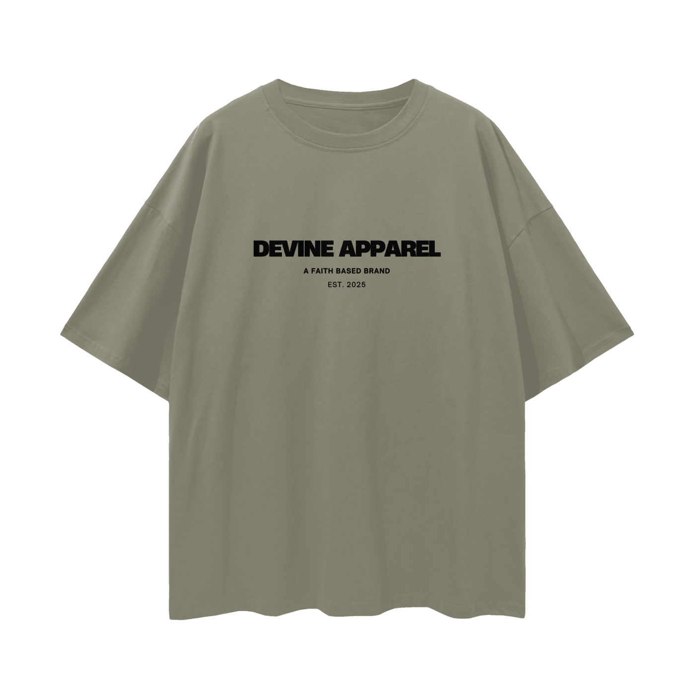 “Daily Reminder” - (Away) Loose Drop Shoulder T-Shirt