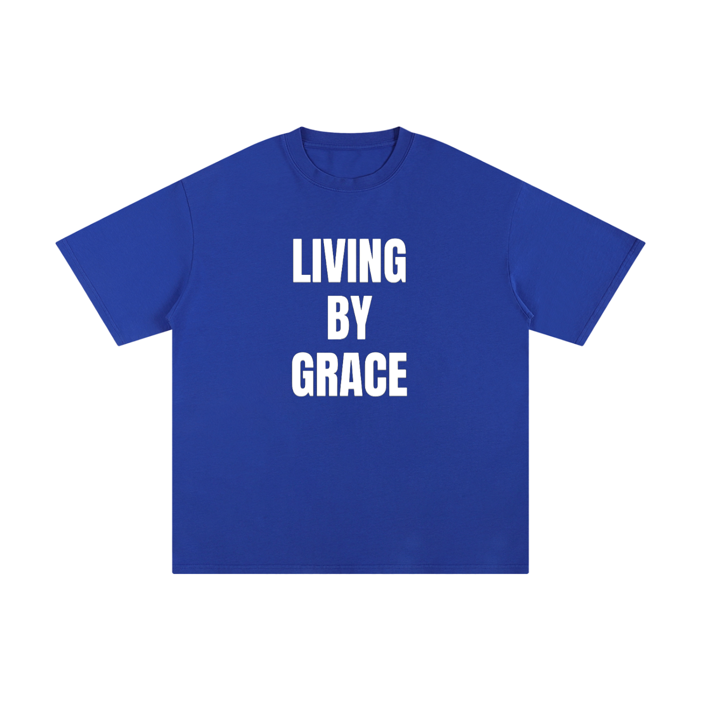 "Living By Grace" - Unisex Pure Cotton T-Shirt