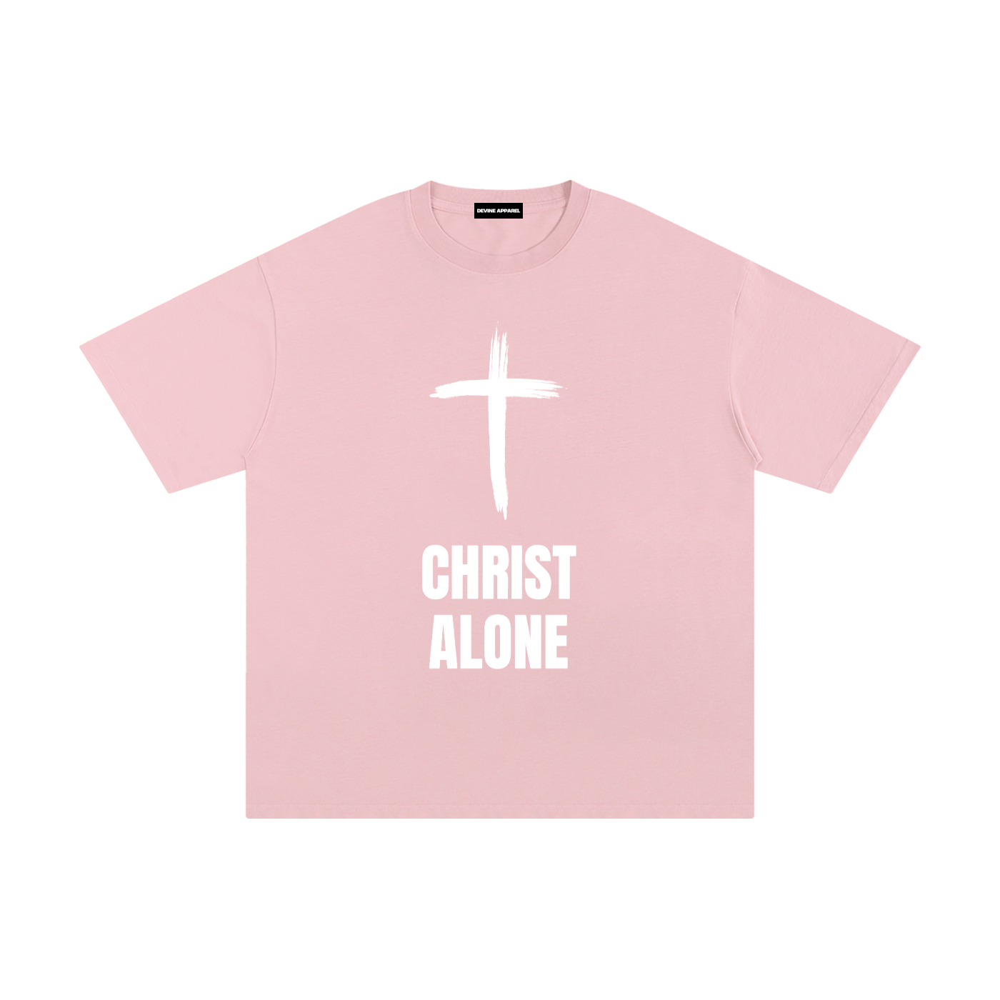 "Christ Alone" - Unisex Pure Cotton T-Shirt