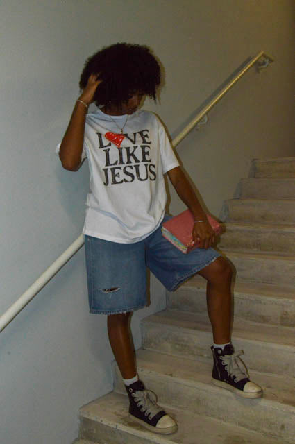 Love Like Jesus - Loose Drop Shoulder Tee